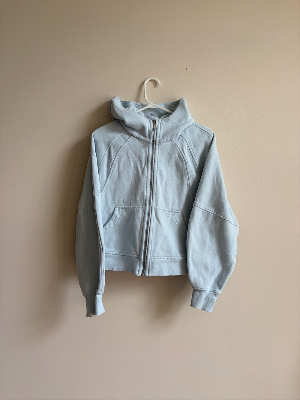 lululemon athletica Powder Blue Zip-Up Scuba